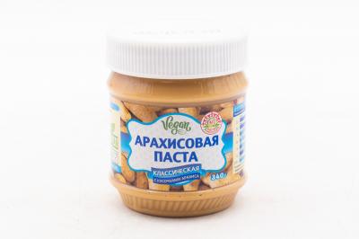 Арахисовая паста Азбука Продуктов Классическая с кусочками 340 гр