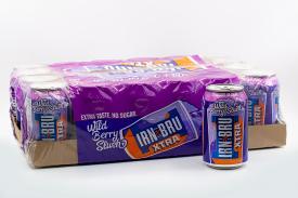 Напиток безалкогольный газ. Irn-Bru Xtra Wild Berry Slush 330 мл ж/б