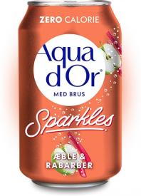 Напиток Aqua D Or Apple and Rbubarb яблоко и ревень 330 мл