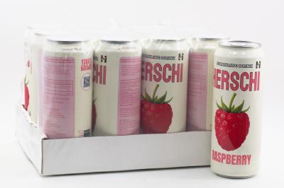 Напиток безалкогольный газированный HERSCHI Rasberry со вкусом Малины 450мл ж/б