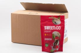Конфеты Sweet&Go с клюквой в белой глазури (Россия) 80г