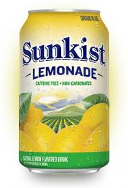 Напиток Sunkist Lemonade 355 мл