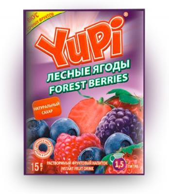 Растворимый напиток YUPI Лесные Ягоды 12 гр